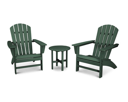 POLYWOOD Nautical 3-Piece Adirondack Set