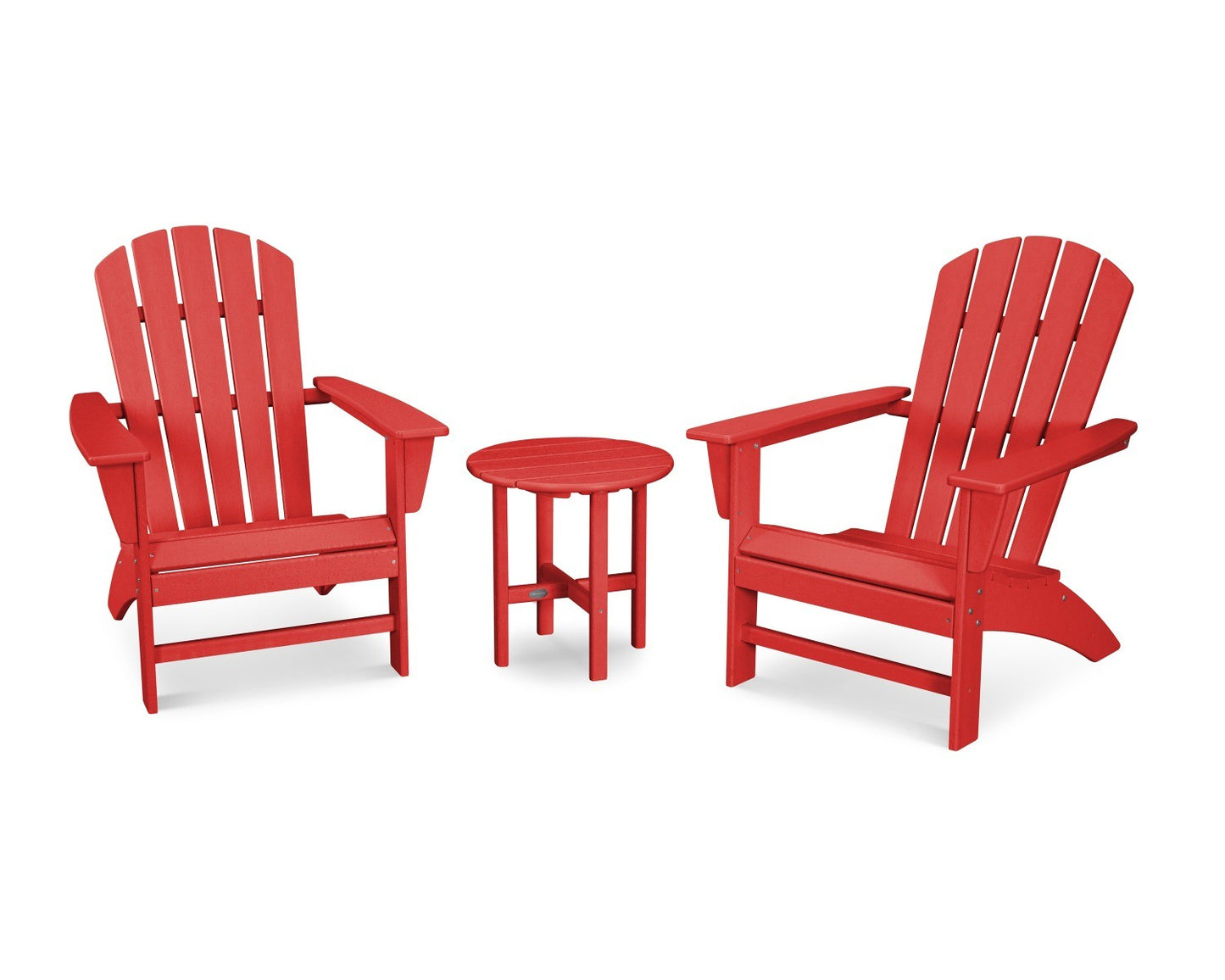 POLYWOOD Nautical 3-Piece Adirondack Set