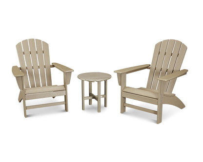 POLYWOOD Nautical 3-Piece Adirondack Set