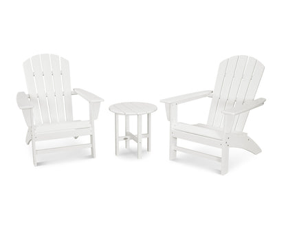 POLYWOOD Nautical 3-Piece Adirondack Set
