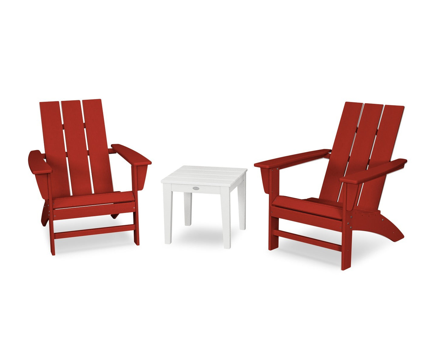 POLYWOOD Modern Adirondack 3-Piece Set