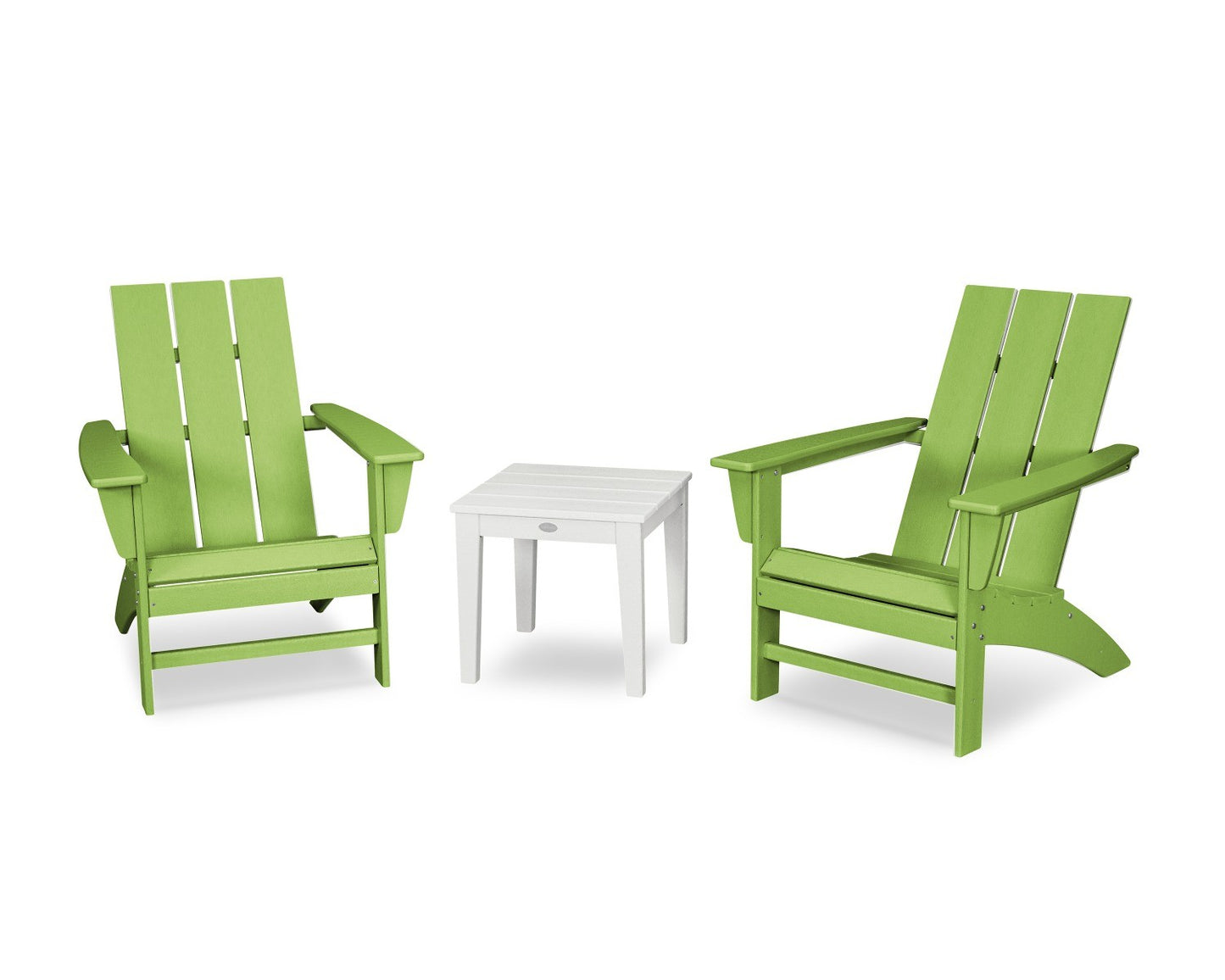 POLYWOOD Modern Adirondack 3-Piece Set