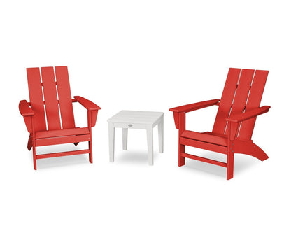 POLYWOOD Modern Adirondack 3-Piece Set
