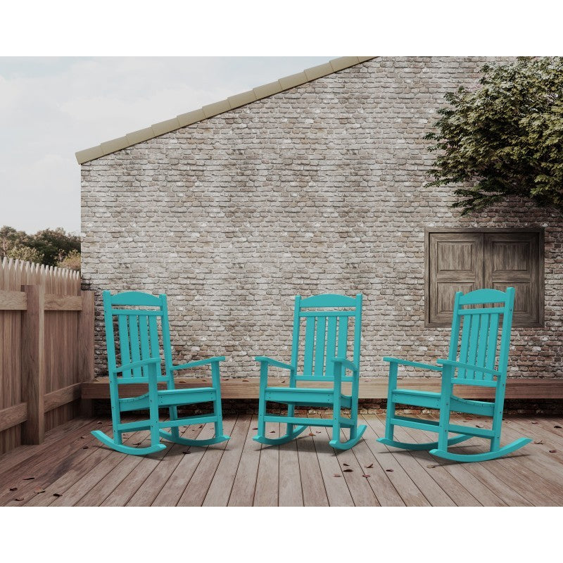 POLYWOOD Presidential Recycled Plastic Rocking Chair