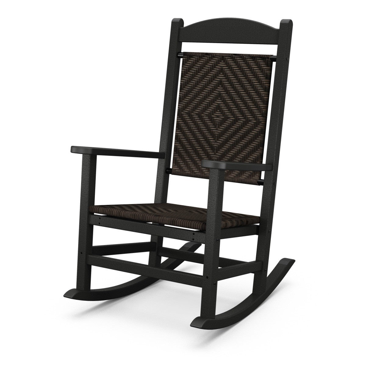 POLYWOOD Presidential Woven Rocking Chair