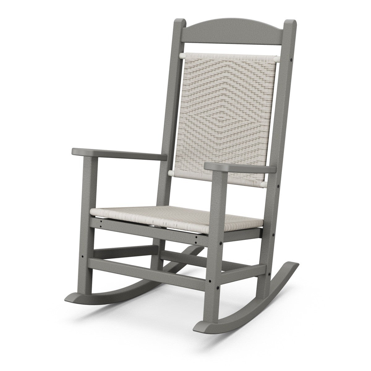 POLYWOOD Presidential Woven Rocking Chair