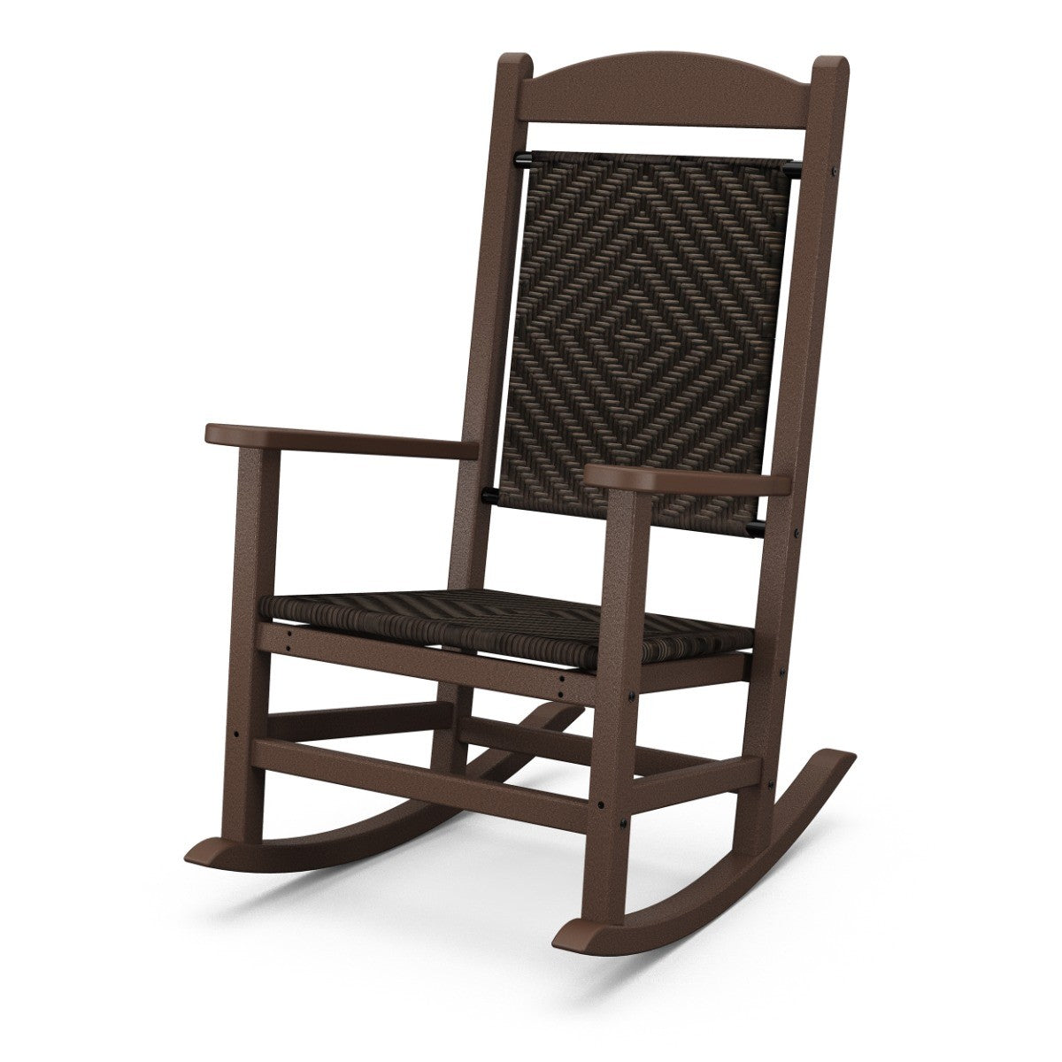 POLYWOOD Presidential Woven Rocking Chair