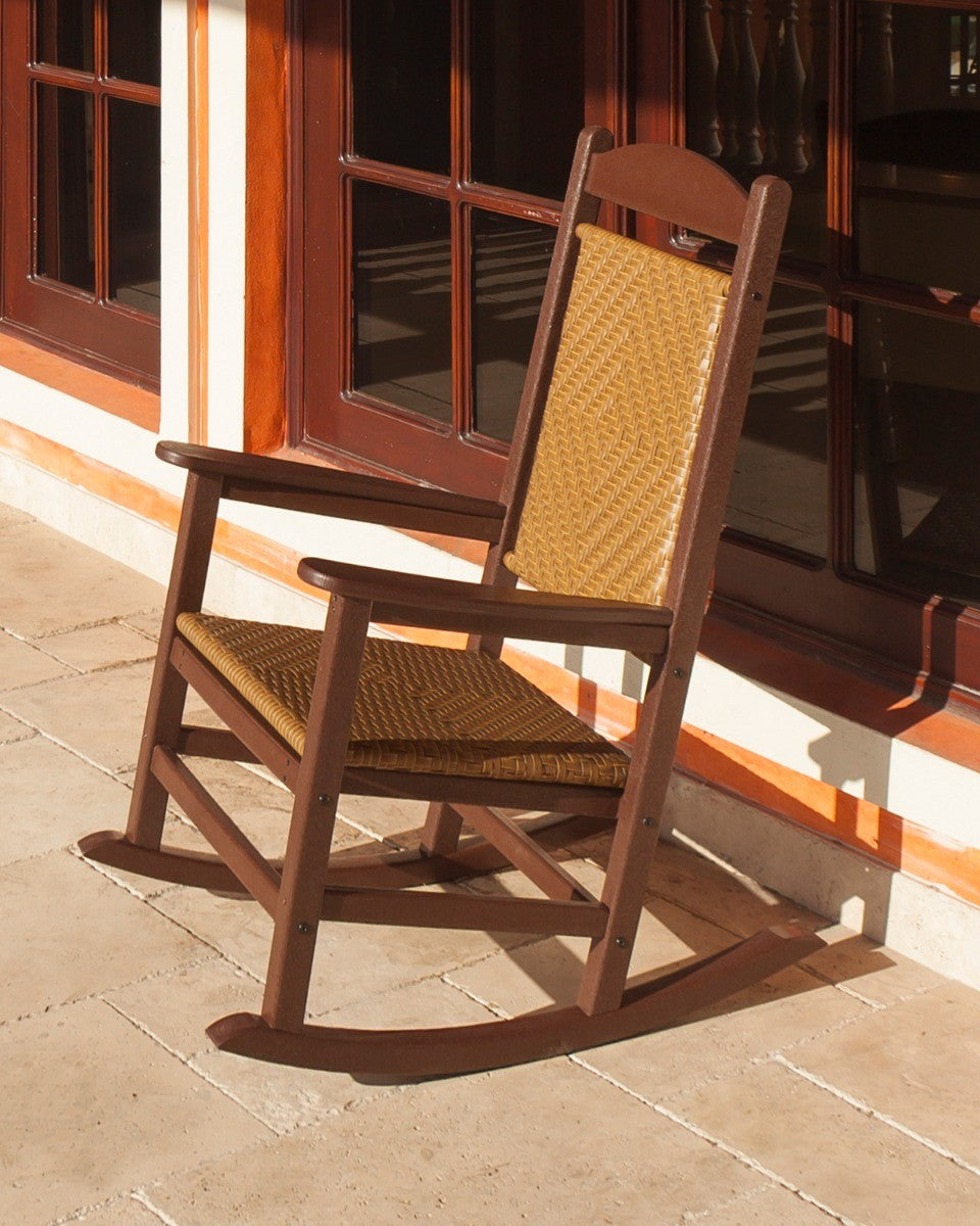 POLYWOOD Presidential Woven Rocking Chair