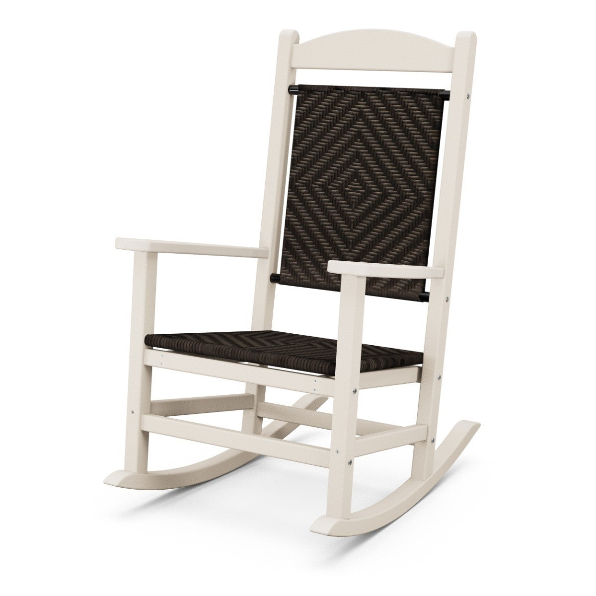 POLYWOOD Presidential Woven Rocking Chair