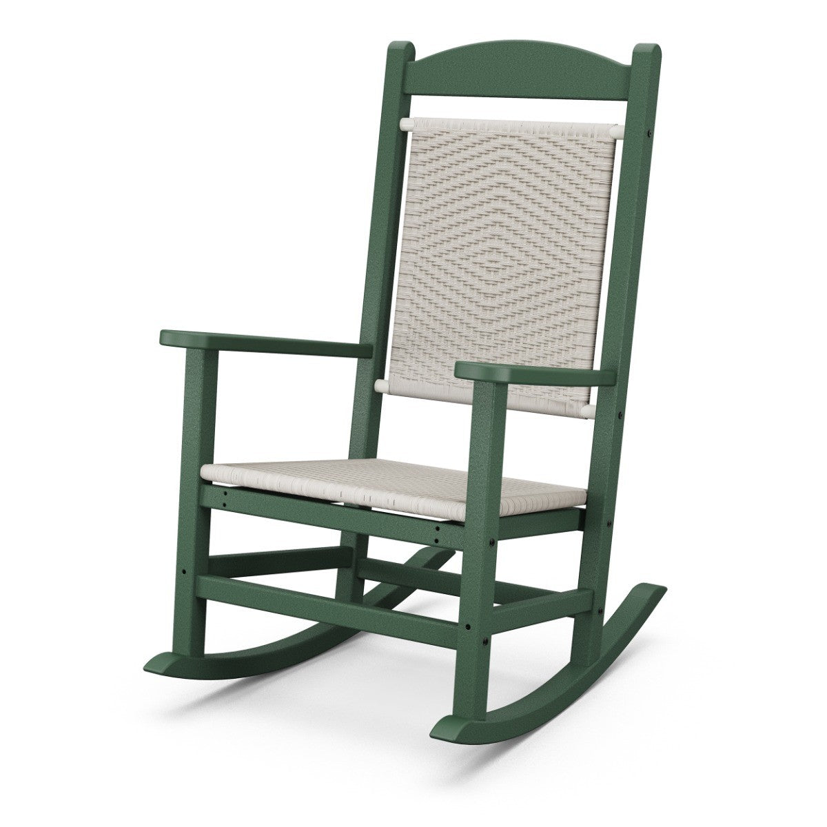 POLYWOOD Presidential Woven Rocking Chair