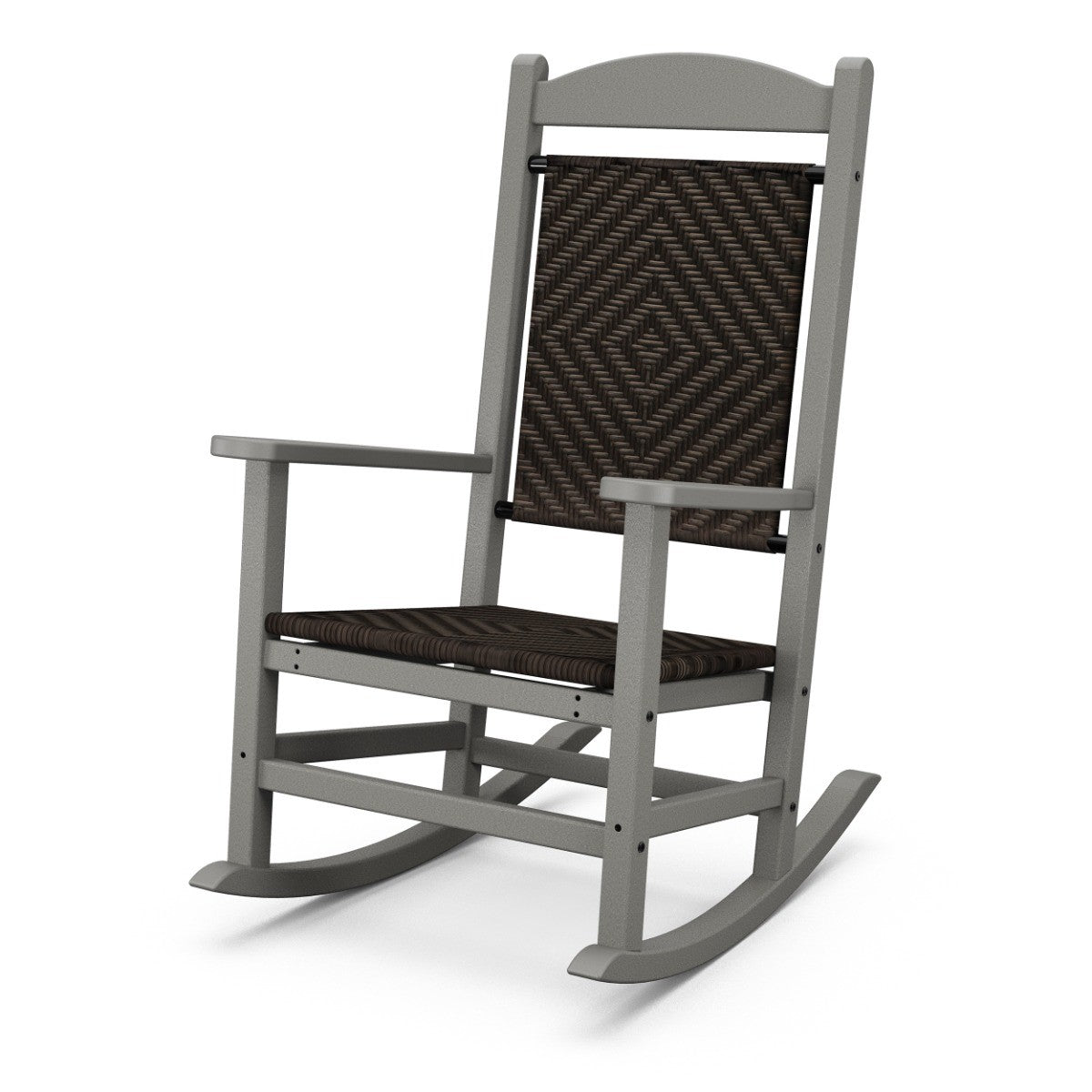 POLYWOOD Presidential Woven Rocking Chair