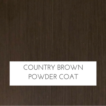 Country Brown Powder Coat Frame 