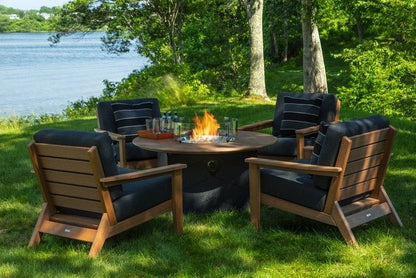 Seaside Casual 5 Piece DEX Fire Pit Set