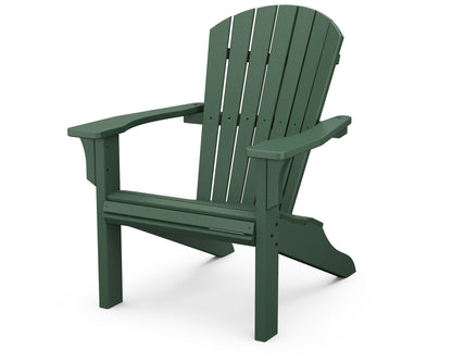 POLYWOOD Seashell Recycled Plastic Adirondack Chair