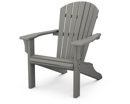 POLYWOOD Seashell Recycled Plastic Adirondack Chair