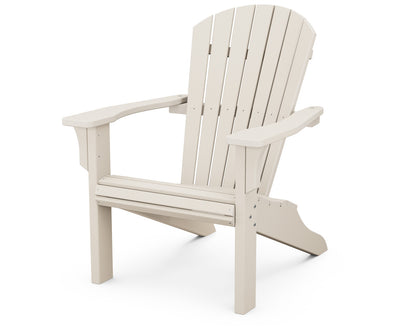 POLYWOOD Seashell Recycled Plastic Adirondack Chair