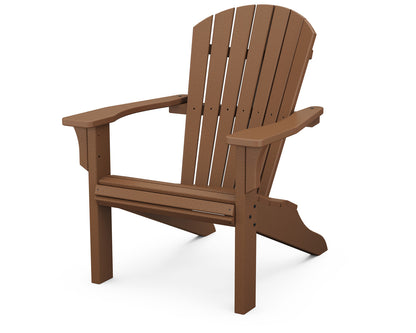 POLYWOOD Seashell Recycled Plastic Adirondack Chair