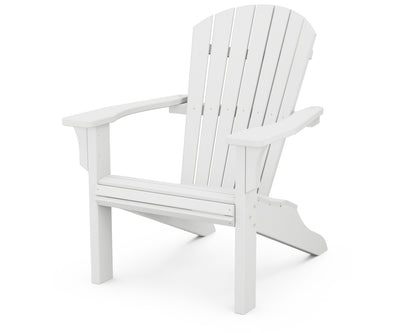 POLYWOOD Seashell Recycled Plastic Adirondack Chair