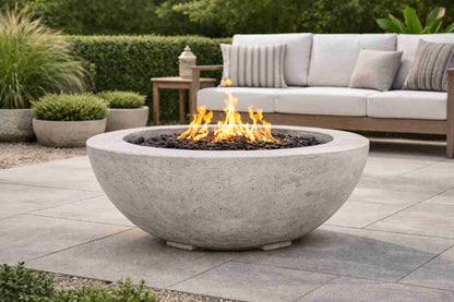 Collective 39" Concrete Fire Bowl