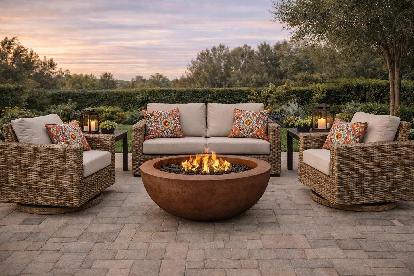 Collective 4 Concrete Fire Bowl