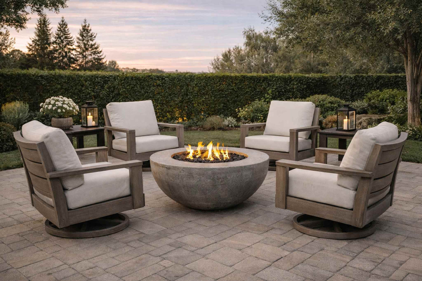 Collective 5 Concrete Fire Bowl