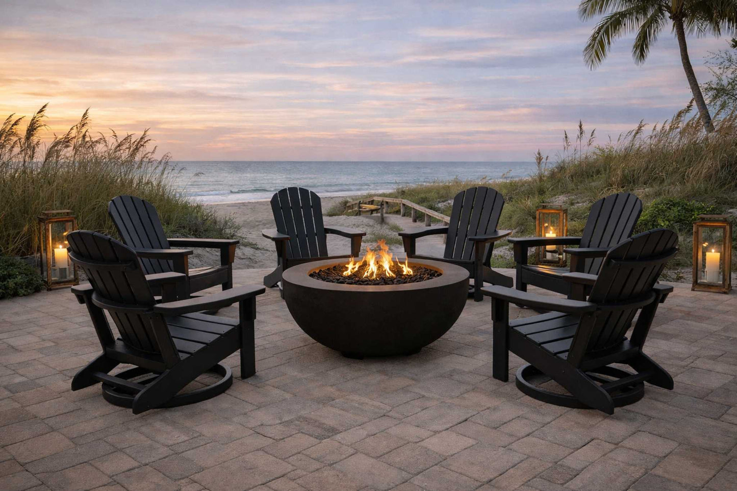 Collective 8 Concrete Fire Bowl