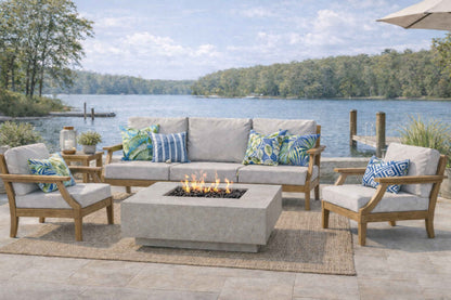 Studio 3 Concrete Fire Table Square