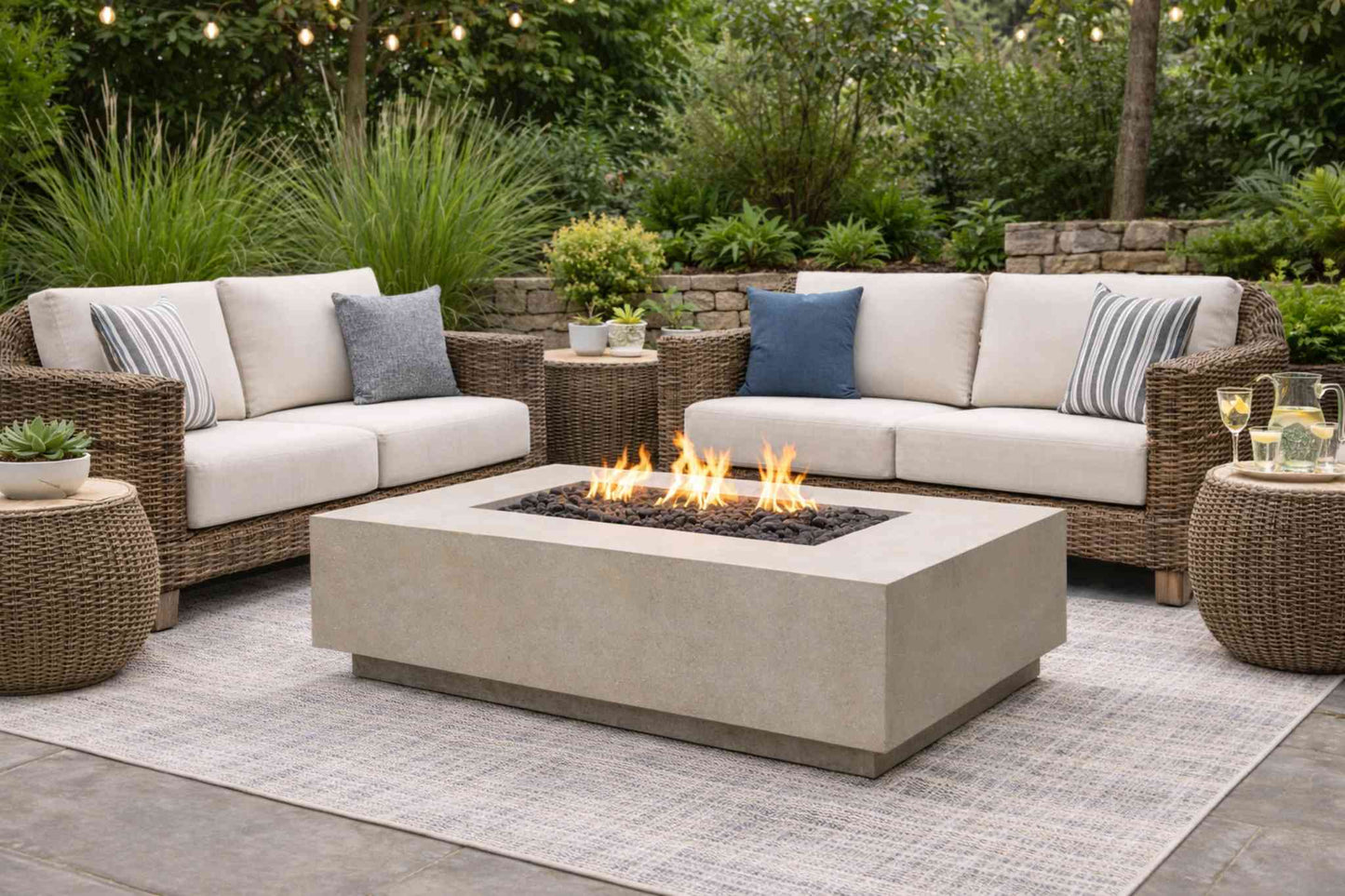 Studio 4 Concrete Fire Table