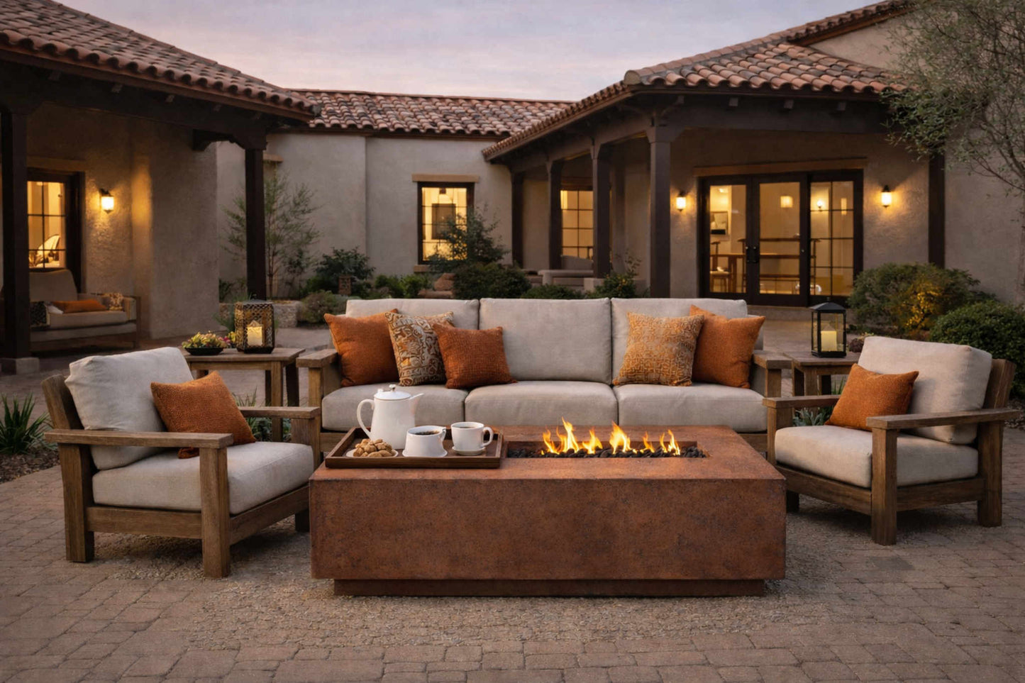 Studio 5 Concrete Fire Table