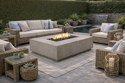 Studio 58 Concrete Fire Table (Enclosed Propane Unit)