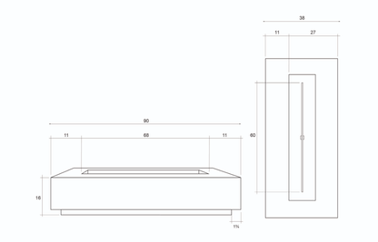 Studio 6 Concrete Fire Table