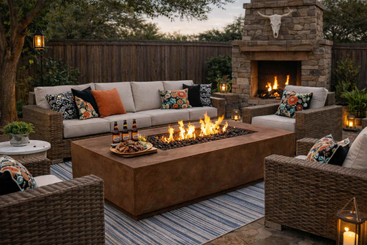 Studio 68 Concrete Fire Table (Enclosed Propane Unit)