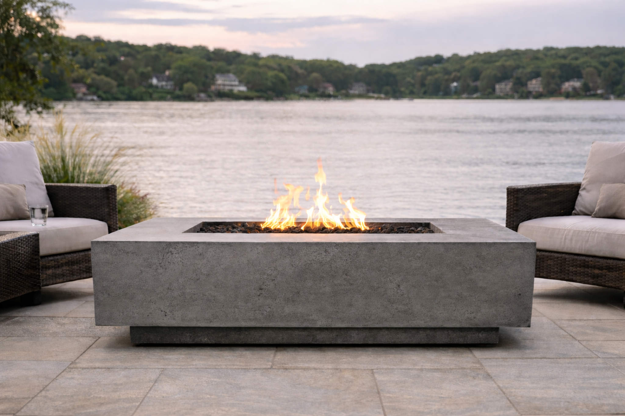 Studio 8 Concrete Fire Table – All Backyard Fun