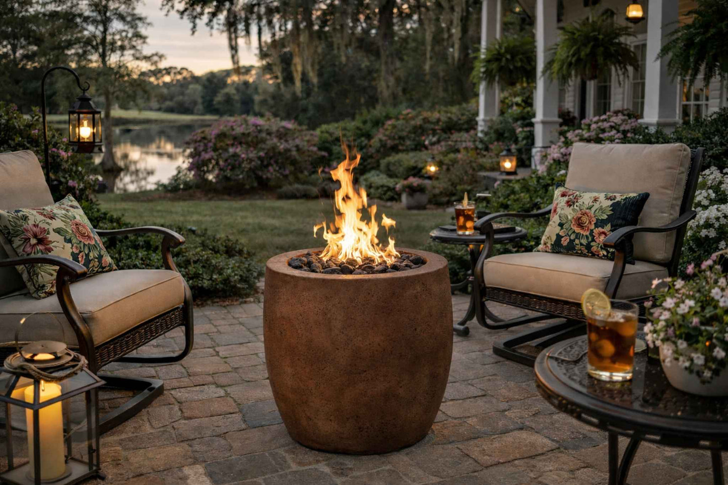 Studio Pot 3 Fire Pit Bowl (Enclosed Propane Unit)