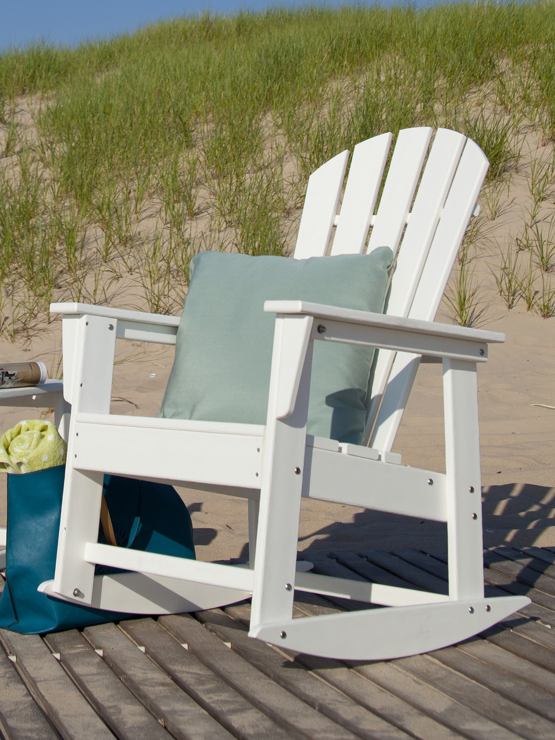 POLYWOOD South Beach Rocking Chair All Backyard Fun