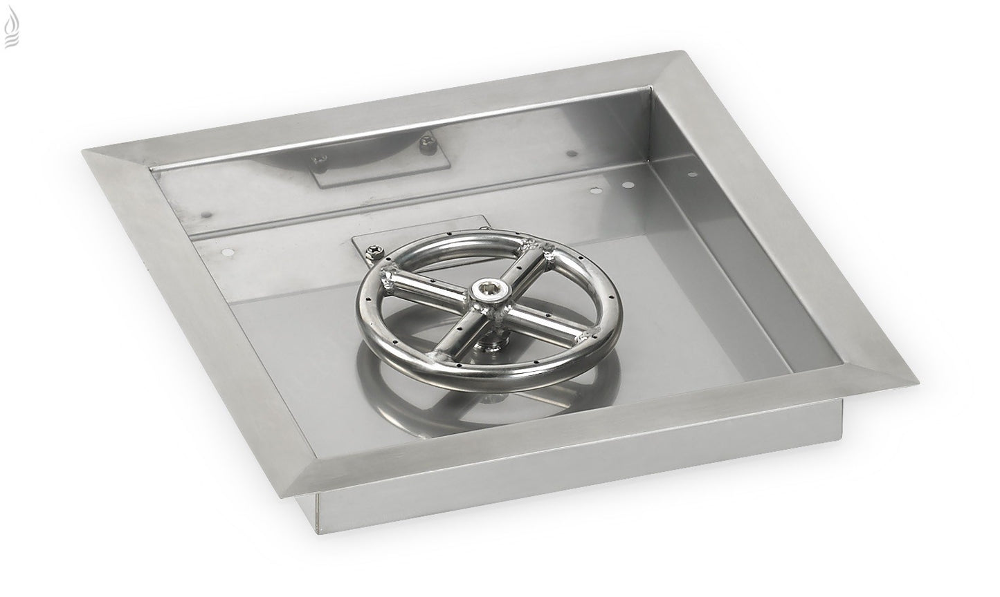 Square Drop In Fire Pit Pan
