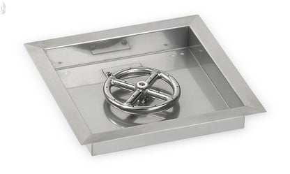 Square Drop In Fire Pit Pan