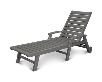 POLYWOOD Signature Chaise with Wheels