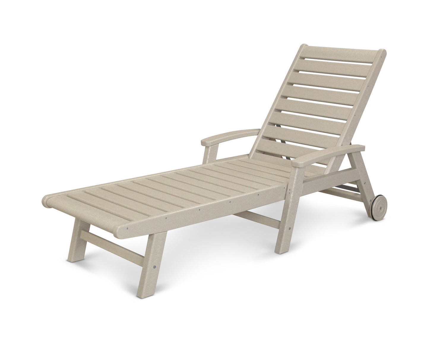 POLYWOOD Signature Chaise with Wheels