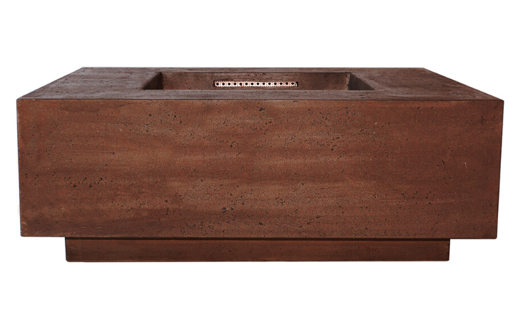Prism Tavola 3 Concrete Fire Table Square