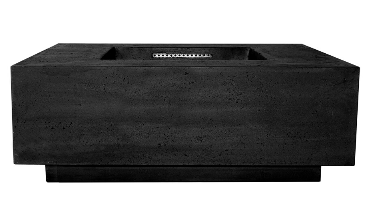 Prism Tavola 3 Concrete Fire Table Square