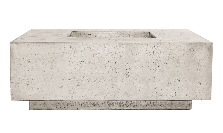 Prism Tavola 3 Concrete Fire Table Square