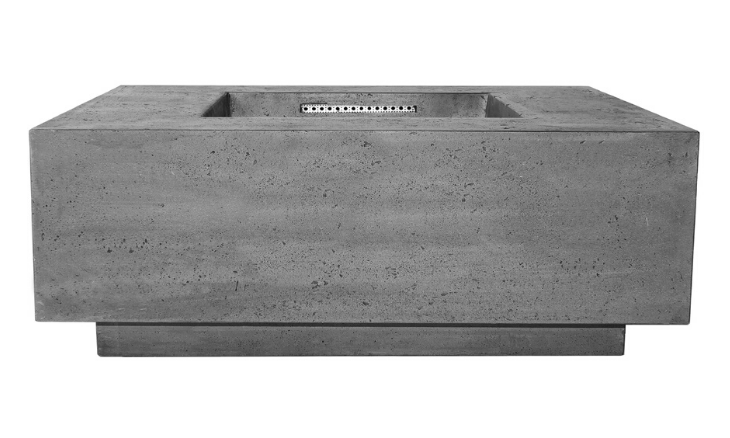 Prism Tavola 3 Concrete Fire Table Square