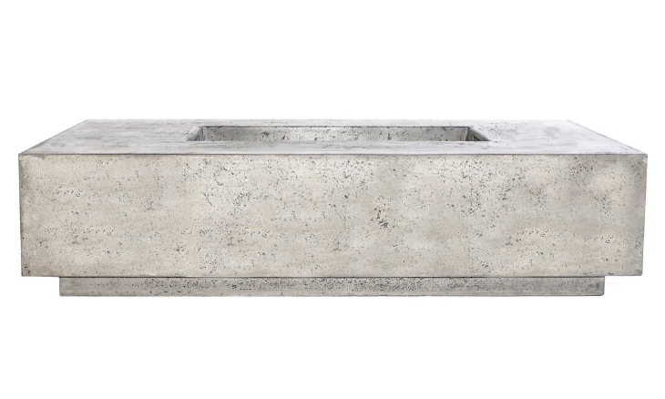 Prism Tavola 4 Concrete Fire Table
