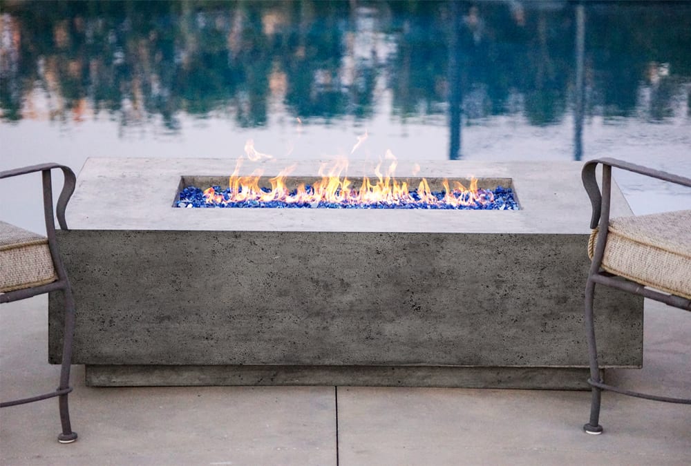 Prism Tavola 1 Concrete Fire Table