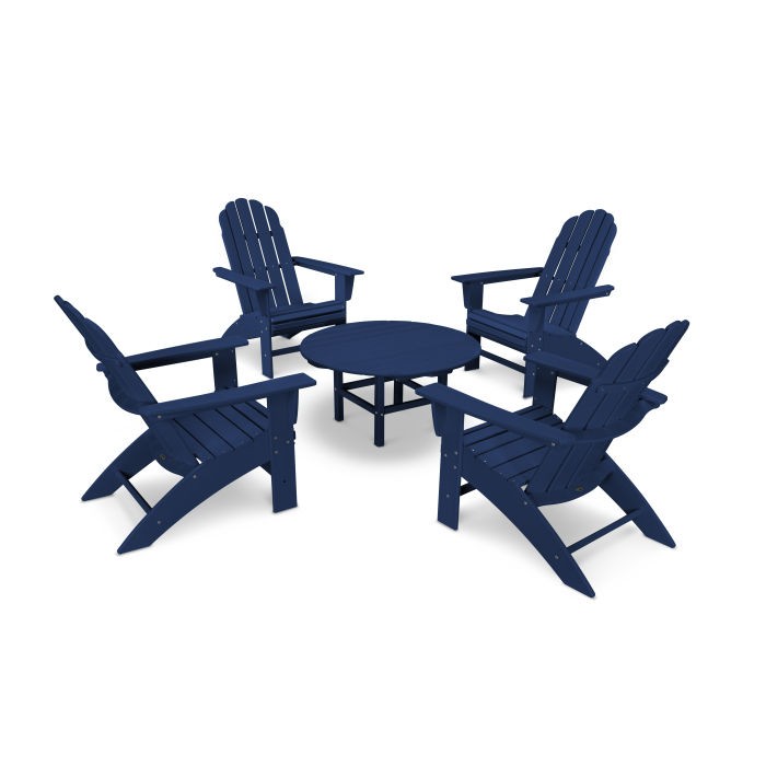 POLYWOOD Vineyard 5-Piece Oversized Adirondack Set