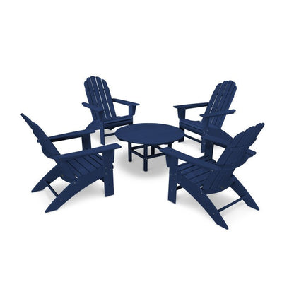 POLYWOOD Vineyard 5-Piece Oversized Adirondack Set