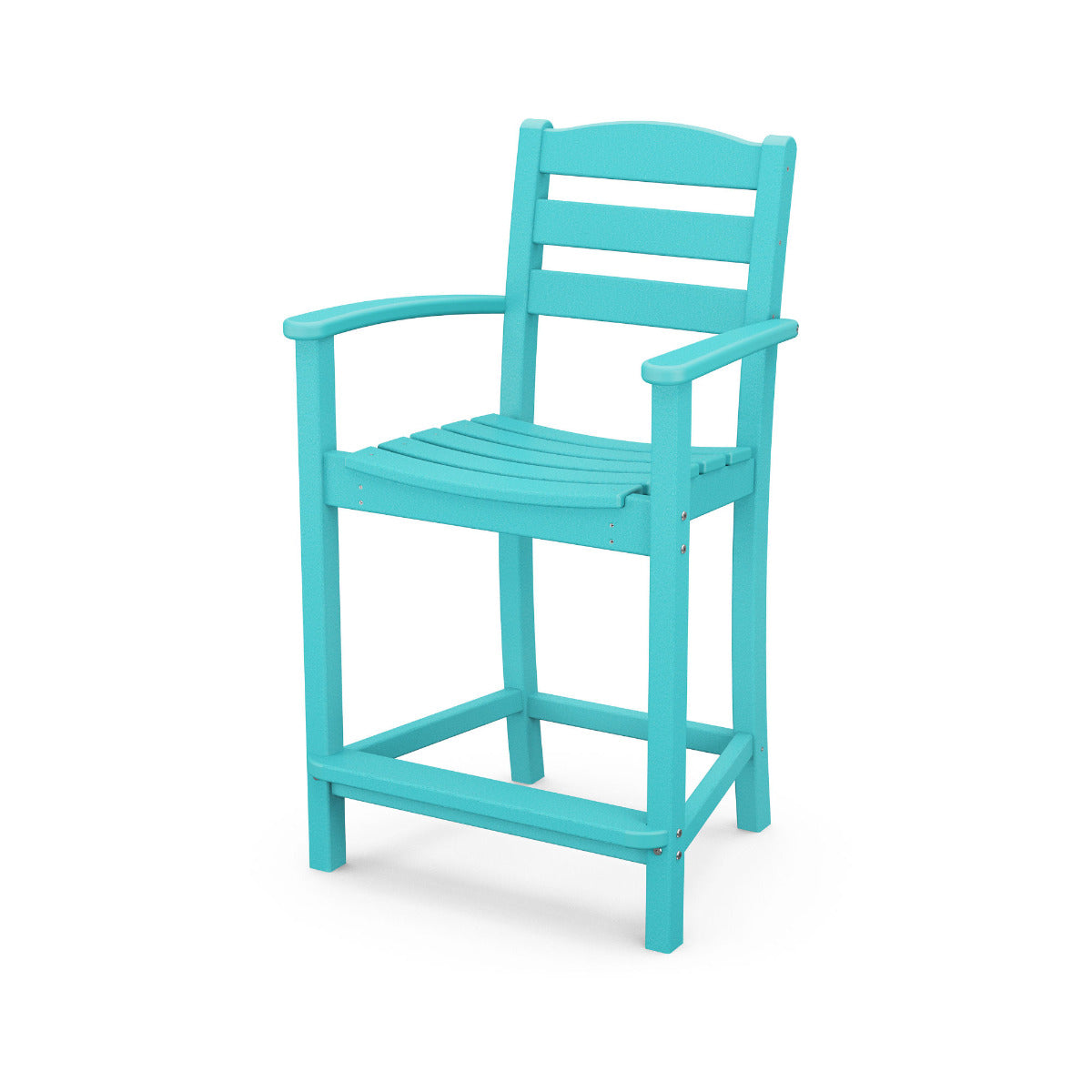 POLYWOOD La Casa Cafe Counter Arm Chair