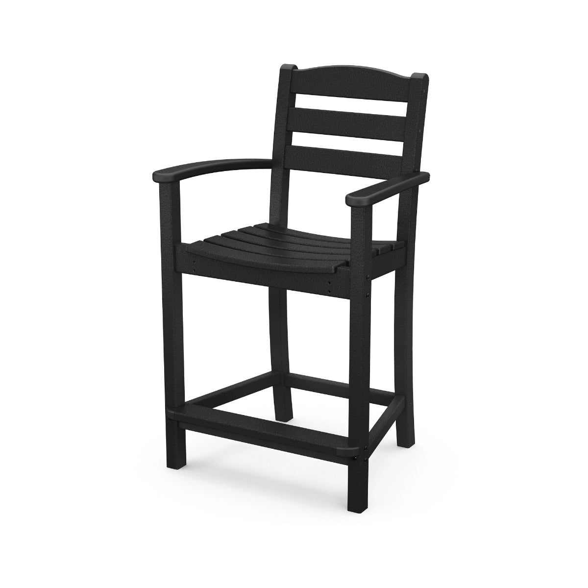 POLYWOOD La Casa Cafe Counter Arm Chair