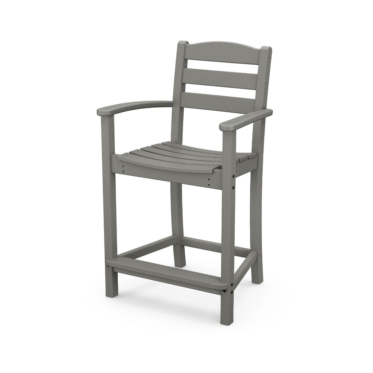 POLYWOOD La Casa Cafe Counter Arm Chair
